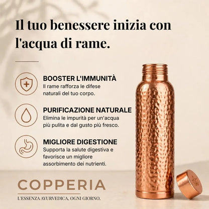 Borraccia in puro rame